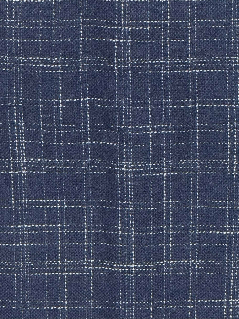 COS Navy Blue Wool Blend Grid Overshirt Jacket Relaxed Fit Size TP US XS S - Picture 4 of 11